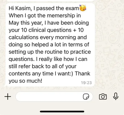 Student exam result