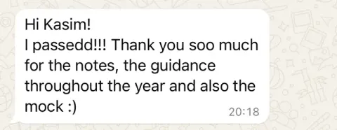 Student exam result