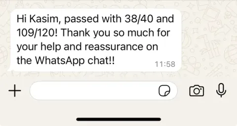 Student exam result
