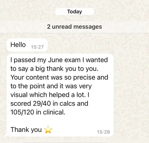 Student exam result
