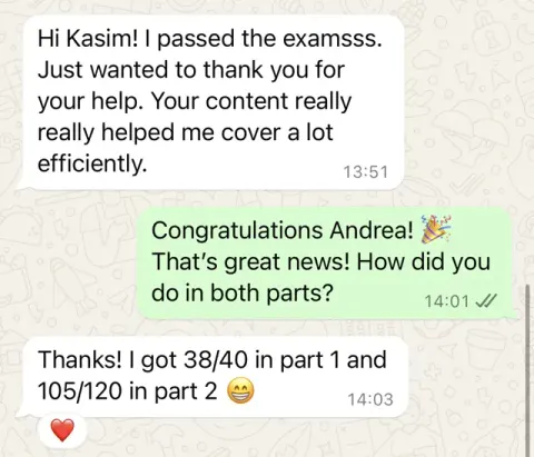 Student exam result